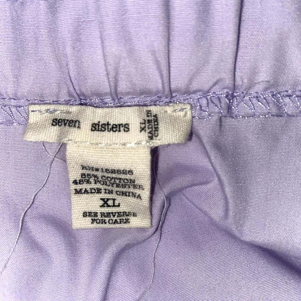 Seven Sisters Off The Shoulder Blouse Top XL Lavendar